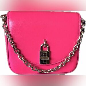 Rebecca Minkoff Pink Leather Crossbody Bag with Chain
